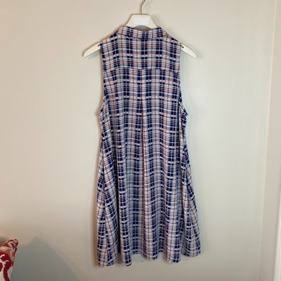 Lush Sleeveless collared shirt dress Size Medium - Picture 5 of 11